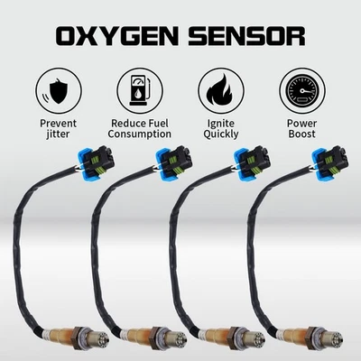 OEM 4 Pcs Oxygen O2 Sensor 234-4815 For Buick Chevy Cadillac GMC Saturn 2009-17 Foto 1 de 4