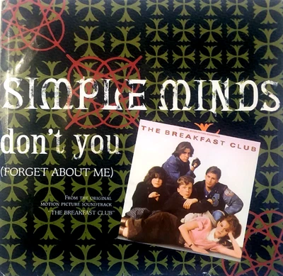 SIMPLE MINDS - Don't You Forget About Me- Vinyl 45rpm 1984  ORIG PIC SLEEVE EX+ - Image 1 of 4