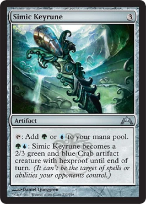Simic Keyrune -Foil Medium Play MTG Gatecrash - Image 1 of 1