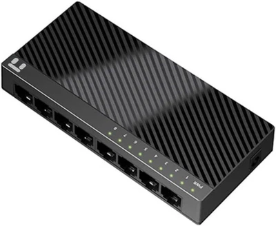 Netis ST3108C 8 Port 10/100Mbps Fast Ethernet Switch | Desktop Ethernet Splitter - Image 1 of 4
