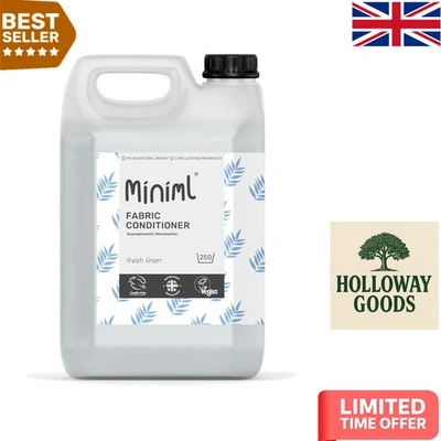 Eco-Friendly Fabric Softener 5L Refill - Fresh Linen Scent for Sensitive Skin - Image 1 of 2