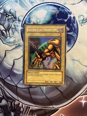 (81) YUGIOH Right Arm Of The Forbidden One UBP1-EN003 Secret Rare LP/VLP - Image 1 of 4