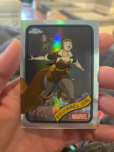 2025 Topps Chrome Marvel Squirrel Girl Silver Refractor #44 - Imagen 1 de 2