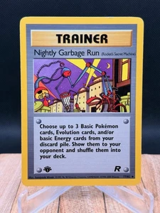 Nightly Garbage Run (Rocket's Secret Machine) 77/82 Team Rocket 1st Edition - Picture 1 of 2