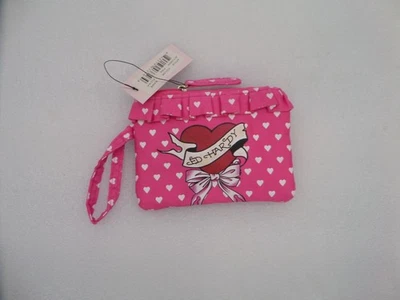 MONEDERO PULSERA ED HARDY NIÑA NUEVO CON ETIQUETA - Imagen 1 de 2