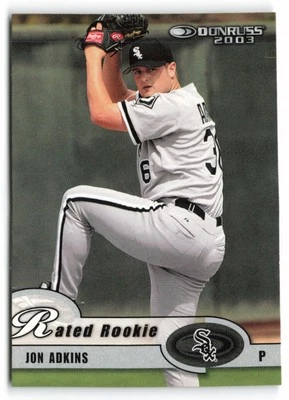 2003 Donruss #44 Jon Adkins Rookie Chicago White Sox RC - Image 1 of 2