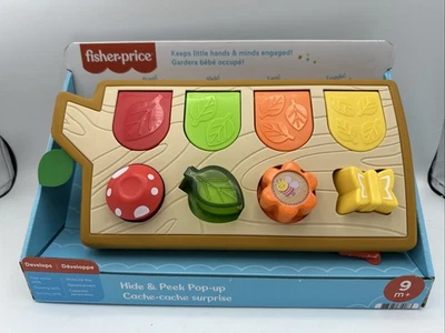 Juguete de actividad emergente Fisher Price Hide and Peek para bebés y niños pequeños nuevo en caja Foto 1 de 4