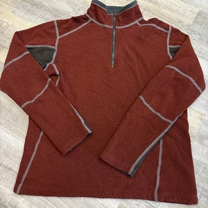 KUHL Herren Revel 1/4 Zip Sweater Pullover Gr. L rost Outdoor leicht Wandern - Bild 1 von 18