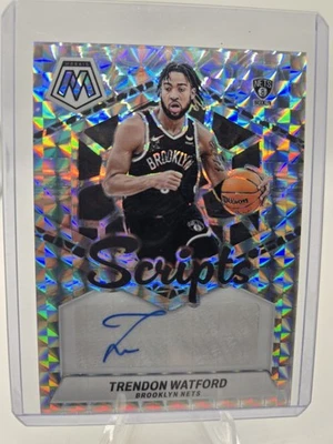 2023-24 Panini Mosaic Scripts Mosaic #MS-WAT Trendon Watford Auto - Image 1 of 2