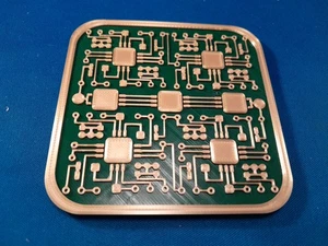3D Printed "Circuit Board" Coaster - Picture 1 of 4