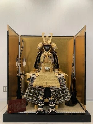 Traditional Japanese Samurai Amor Set-Kabuto & Yoroi for Children's Day - Image 1 of 4