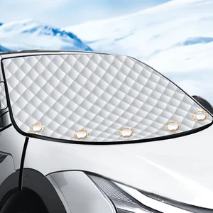 Copri Parabrezza Auto Ghiaccio, Protezione Da Neve, Ghiaccio, Brina, Antifurto,  - Foto 1 di 12