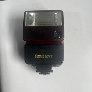 Canon Speedlite 277T Shoe Mount Flash w/ Soft Case Untested - Picture 1 of 7