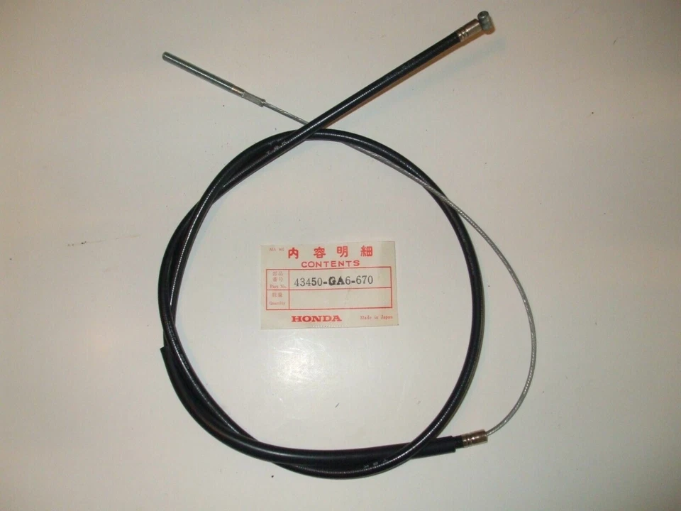 Cable de freno trasero 82-83 Honda NC50 Express genuino OEM 43450-GA6-670 Foto 1 de 4