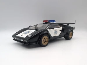 Franklin Mint 1985 Lamborghini Countach 5000S Police Cruiser 1:24 Diecast - Picture 1 of 18