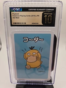 CGC 10 Pristine Psyduck Old Maid Playing Card 2019 Pokemon Japanese - Picture 1 of 5