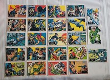 1989 Topps Batman Deluxe Reissue Edition 23 cards from 1966 issue