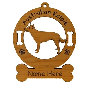 Australian Kelpie Standing Ornament Personalized With Your Dogs Name 1374 - Picture 1 of 1