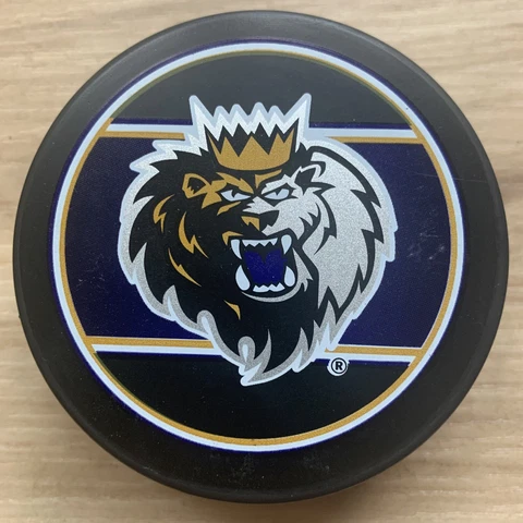 MANCHESTER MONARCHS AHL HOCKEY PUCK INGLASCO SHER-WOOD MADE IN SLOVAKIA Cover
