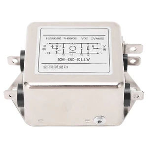 EMI Filter Wiring Electromagnetic Interference Filter Signal Filter 20A AC250 - Picture 1 of 12