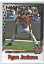 2010 Carolina Mudcats (Double-A Cincinnati Reds) Ryan Jackson