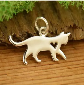 CAT KITTEN PET ANIMAL pendant charm German Silver 20" Necklace Chain Women Men - Picture 1 of 5