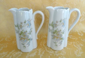 Pair of Haviland Limoges France "Auclair" Creamer Pitcher - Picture 1 of 8