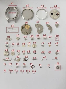 Valjoux Cal 7733 Uhrwerk Teil Gabel Radfeder Westclox Zifferblatt 7734 7736 4 - Bild 1 von 22