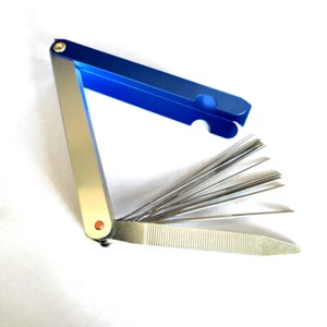 Set di strumenti per lima dado superiore per chitarra in acciaio inox torcia da taglio torcia pulita - Foto 1 di 4