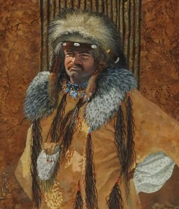 Brent Flory Original Acryl auf Karton in Top Zustand! - Bild 1 von 2