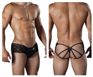 CANDYMAN Jockstrap Tela Elástica Sexy Jock Negro 99232 7 - Imagen 1 de 5