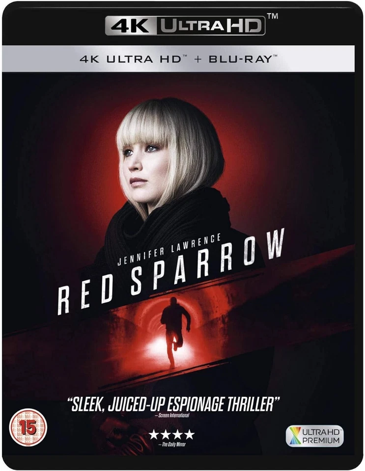 Red Sparrow 4k UHD Blu-ray 2018 - DVD 99vg The Cheap Fast Post