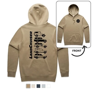 Toyota LandCruiser Generations 40 60 70 80 100 Series 4WD Hoodie - Picture 1 of 13