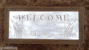 Ladybug bench top concrete mold .150 abs plastic garden mould 31" x 14" x 2.5" - Picture 1 of 6