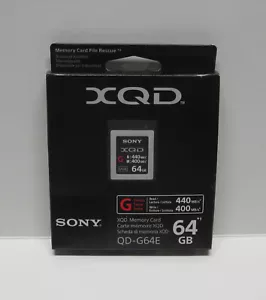 Sony 64GB XQD G 400MB/S best memory SD card for Nikon Z6 Z7 mirrorless DSLR - Picture 1 of 2