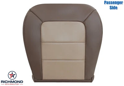 2003-2005 Ford Explorer Sport Trac -Passenger Side Bottom Leather Seat Cover Tan - Image 1 of 4
