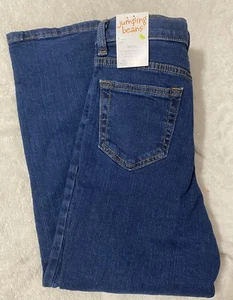Boy’s Size 7 Husky Skinny Jeans Jumping Beans Zipper Adjustable Waistband NWT - Picture 1 of 4