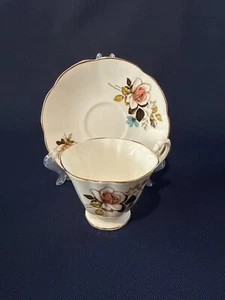 Mid-Century Modern Royal Dover Bone China cup & saucer c.1950+ England BEAUTIFUL - Picture 1 of 6