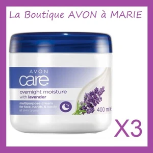 3 X LAVANDE Creme HYDRATANTE Détente Mains Visage et Corps AVON : MEGA POT XXL - Imagen 1 de 1