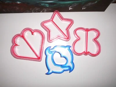 4 Sandwich Tier Form Cutter Toast Brot Cookie Sandwich Keks Ausstecher Werkzeug - Bild 1 von 3