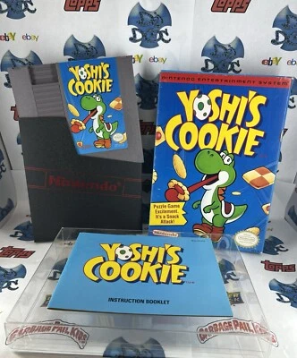 Yoshi's Cookie : Nintendo Entertainment System Complete CIB With Clear Case 🍪  - Image 1 of 4