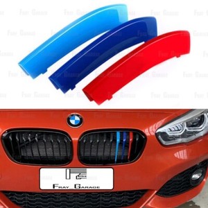 3x Reni M Style Grill Strips Cover for BMW 1 Series [F20/F21] 2015/2019 - LCI