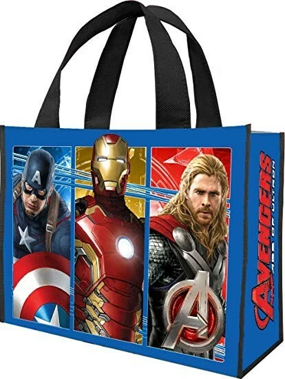 Marvel Avengers: Age Of Ultron Large Recycled Shopper Tote  16in x 12in Foto 1 de 1