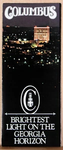 1980s Old Retro Flyer Pamphlet Columbus GA Ft. Benning Eufaula Lake - Picture 1 of 3