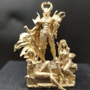 Copper Devil general and chained slave girl lust scene Figure Decoration Gift - Picture 1 of 10