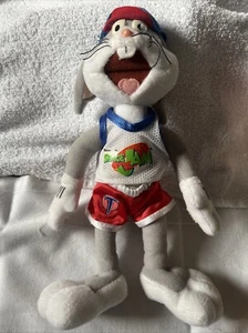 Vintage 1996 McDonald's Space Jam BUGS BUNNY Plush Toy Looney Tunes 10 Inch - Picture 1 of 6
