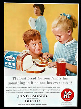 A & P Jane Parker Bread ad vintage 1962 original advertisement
