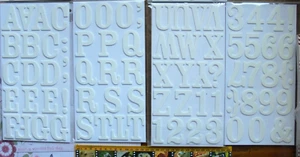 ROCKABYE Foam WHITE Plain 102Thicker Sticker Upper Case LRG 48mmH&18-50mmW L7B - Picture 1 of 3