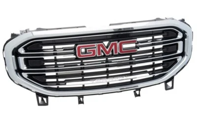 Grille in Black with Chrome Surround and GMC Logo For Terrain Without HD Vision - Image 1 of 4
