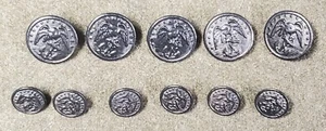 Repro WWI Marine/USMC Service Coat Button Set - Picture 1 of 8